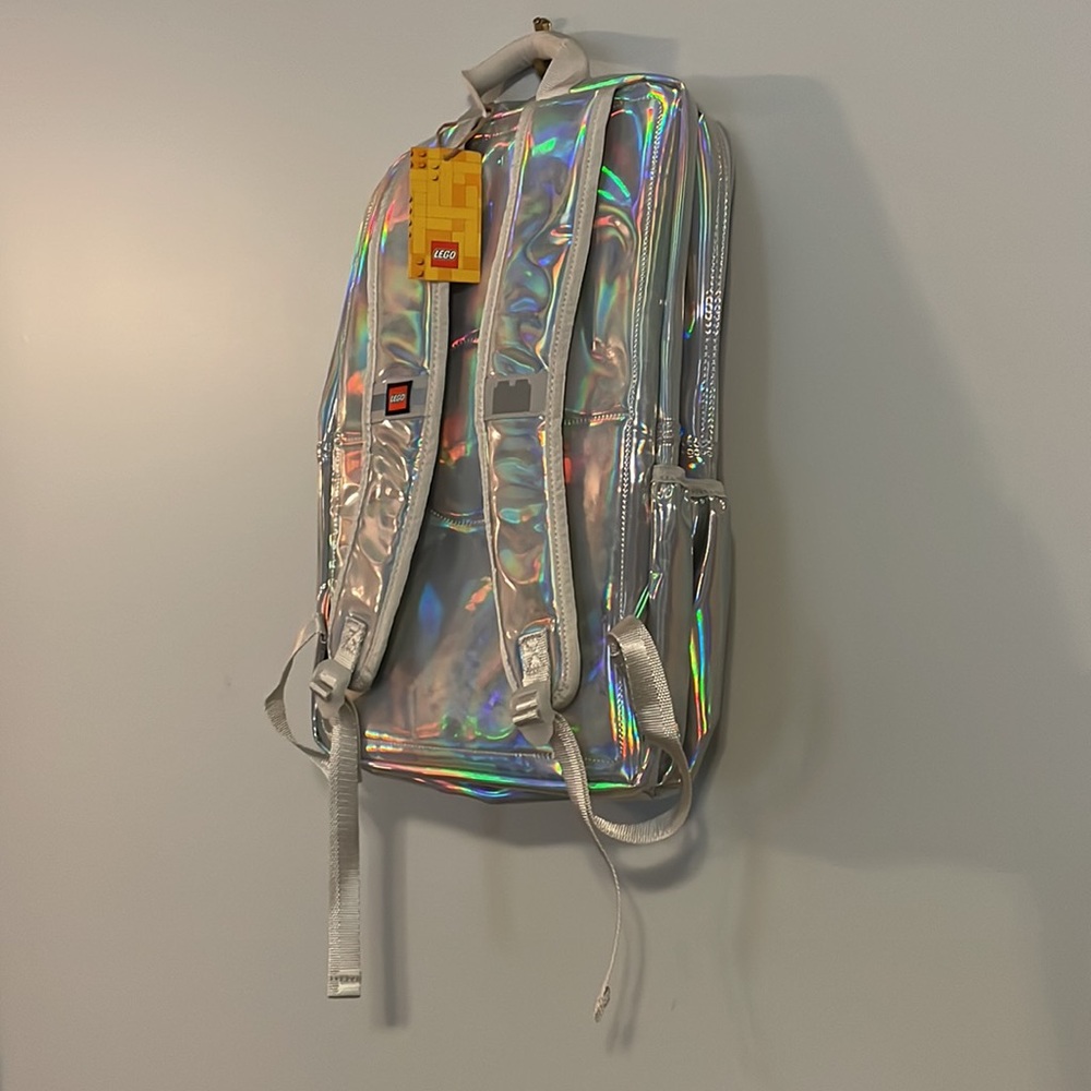 NWT LEGO Holographic Brick 15" Backpack - Picture 10 of 14